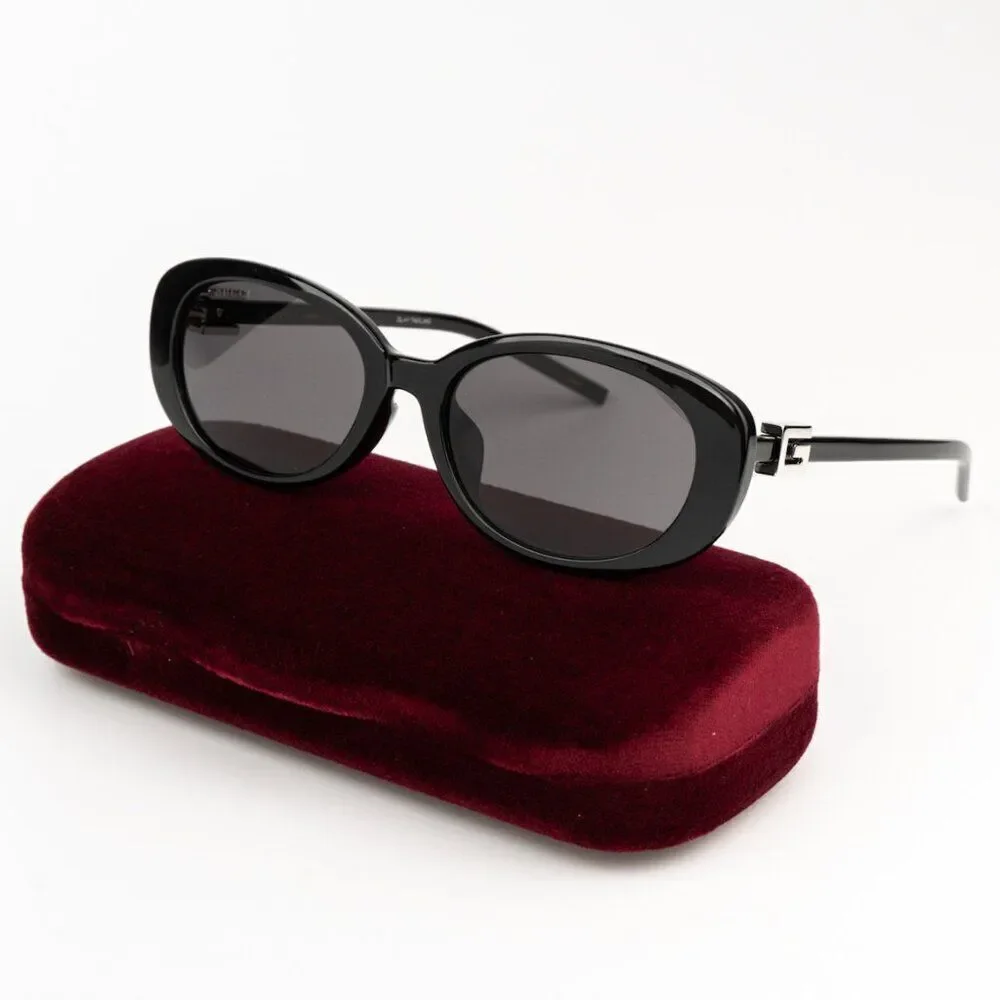 SALE! NEW Gucci GG1684SA 001 Black Grey Unisex Oval Sunglasses GG 1684SA